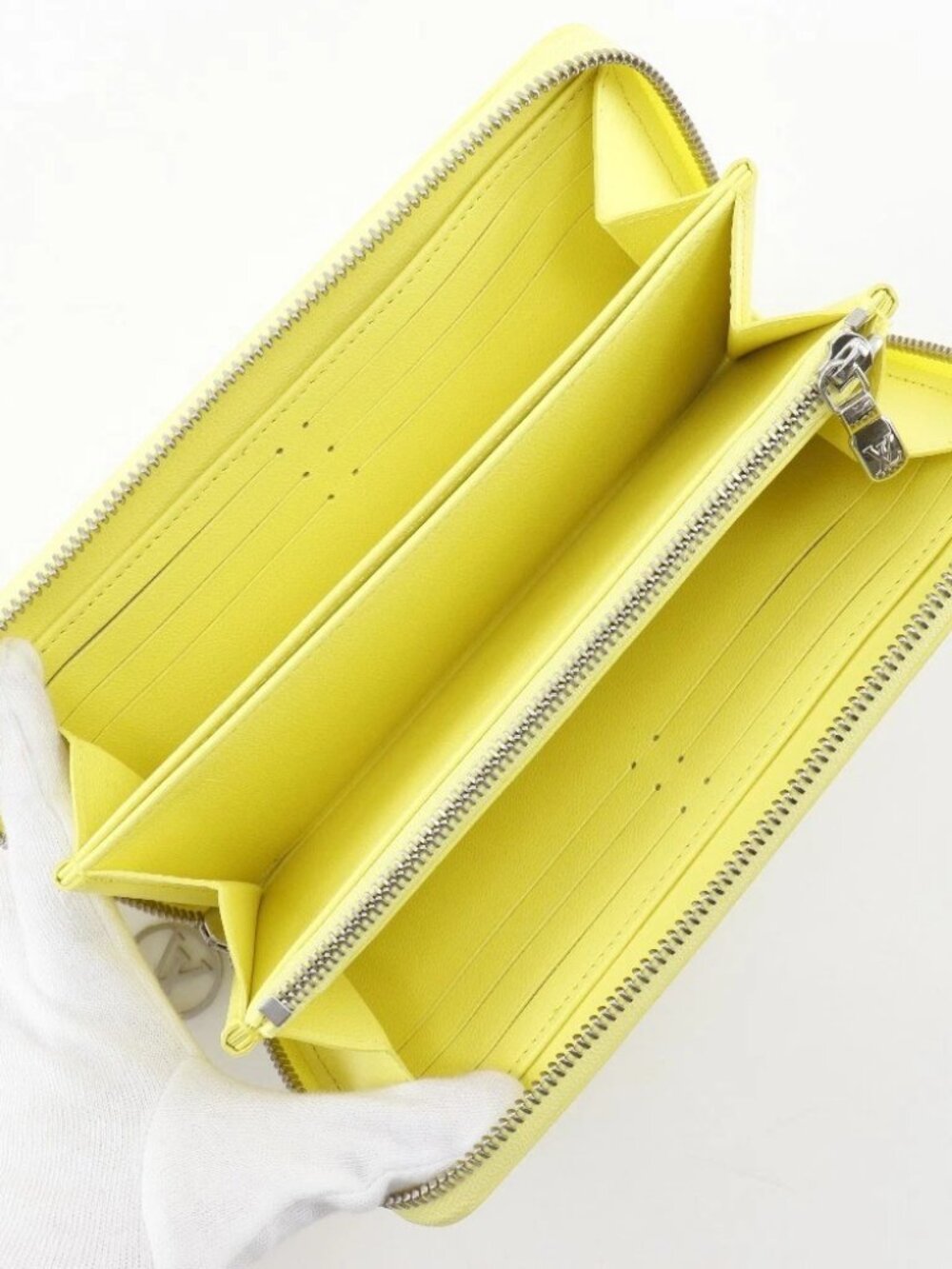 LOUIS VUITTON Zippy wallet Purse M83104 Kussan Smiley Yellow yellow - Picture 6 of 12